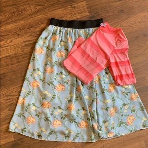 Lola skirt and Gigi tee set